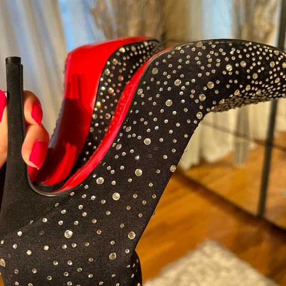 Christian Loubotin swarowski Heels boots - Picture 14 of 16